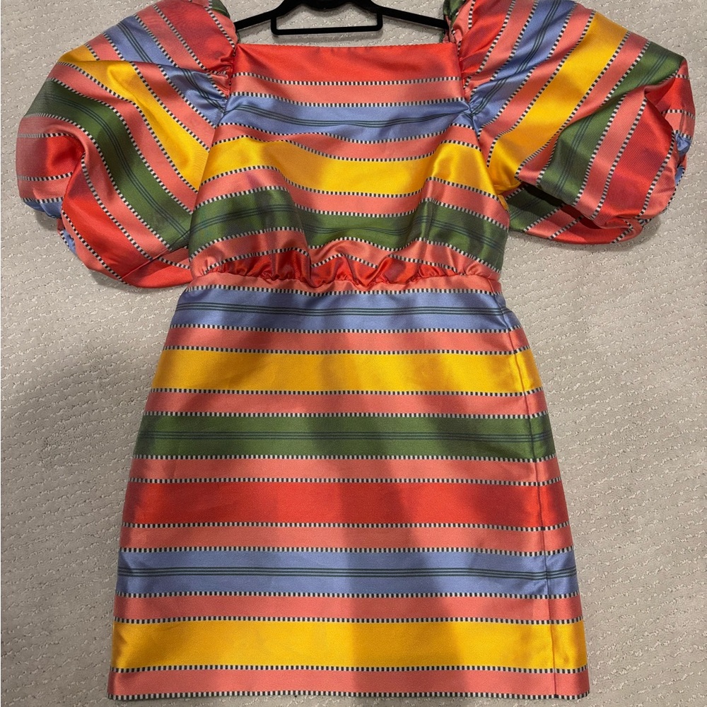 ANTONIO MELANI Multicolor Striped Dress